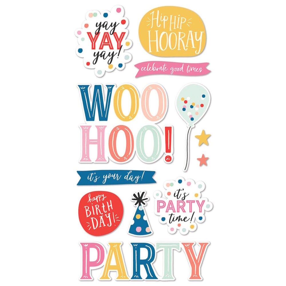 Simple Stories Celebrate! Foam Stickers (17422)