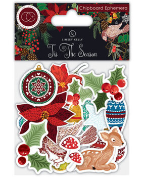 Craft Consortium Tis the Season Chipboard Ephemera (CCEPH004) Craft Consortium Tis the Season Chipboard Ephemera (CCEPH004)