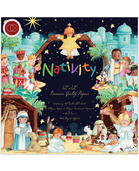 Craft Consortium Nativity 12x12 Inch Paper Pad (CCPPAD) Craft Consortium Nativity 12x12 Inch Paper Pad (CCPPAD)