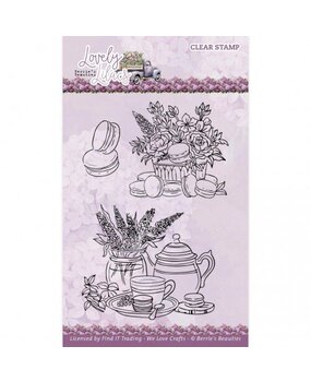 Berrie's Beauties Lovely Lilacs Clear Stamp Set Macarons (BBCS10010) Berrie's Beauties Lovely Lilacs Clear Stamp Set Macarons (BBCS10010)