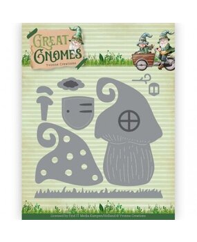 Yvonne Creations Great Gnomes Great Gnome Home Dies (YCD10350)