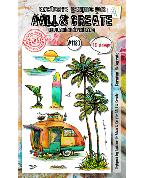 AALL and Create Clear Stamp Set A6 Caravan Palmeraie (AALL-TP-1183)* AALL and Create Clear Stamp Set A6 Caravan Palmeraie (AALL-TP-1183)*