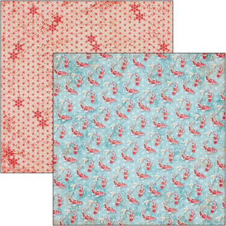 Ciao Bella Papercrafting Land of the Rising Sun 8x8 Inch Paper Pad (CBH076) Ciao Bella Papercrafting Land of the Rising Sun 8x8 Inch Paper Pad (CBH076)