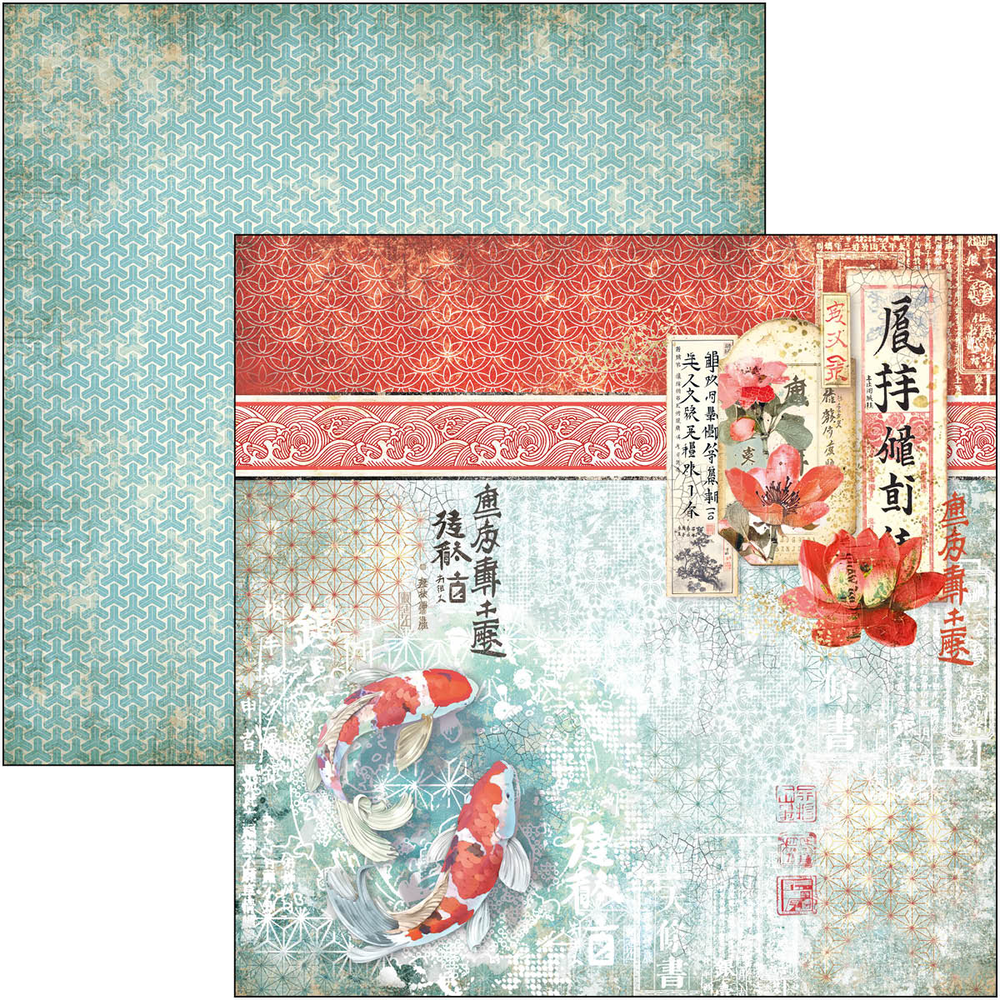 Ciao Bella Papercrafting Land of the Rising Sun 8x8 Inch Paper Pad (CBH076) Ciao Bella Papercrafting Land of the Rising Sun 8x8 Inch Paper Pad (CBH076)