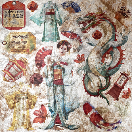 Ciao Bella Papercrafting Land of the Rising Sun 6x6 Inch Deluxe Paper (CBDQ010) Ciao Bella Papercrafting Land of the Rising Sun 6x6 Inch Deluxe Paper (CBDQ010)