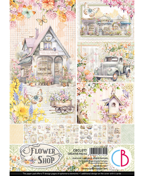 Ciao Bella Papercrafting Flower Shop A4 Creative Pad (CBCL077)