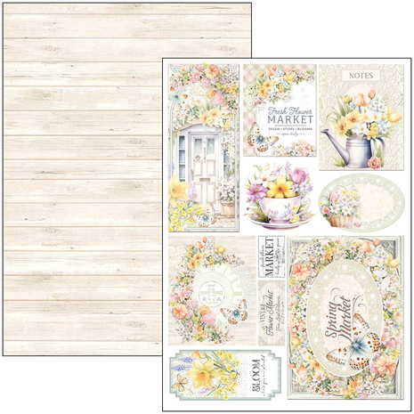 Ciao Bella Papercrafting Flower Shop A4 Creative Pad (CBCL077)