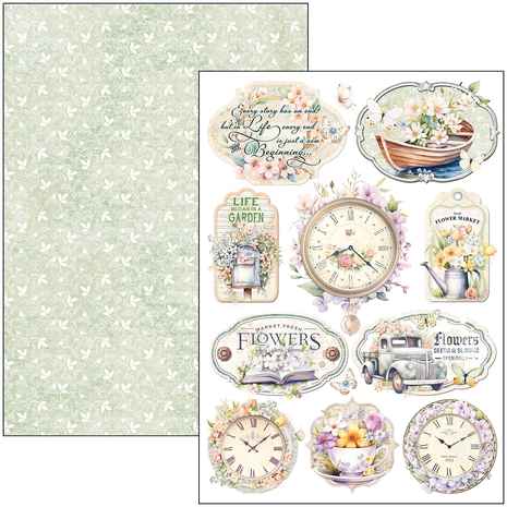 Ciao Bella Papercrafting Flower Shop A4 Creative Pad (CBCL077)