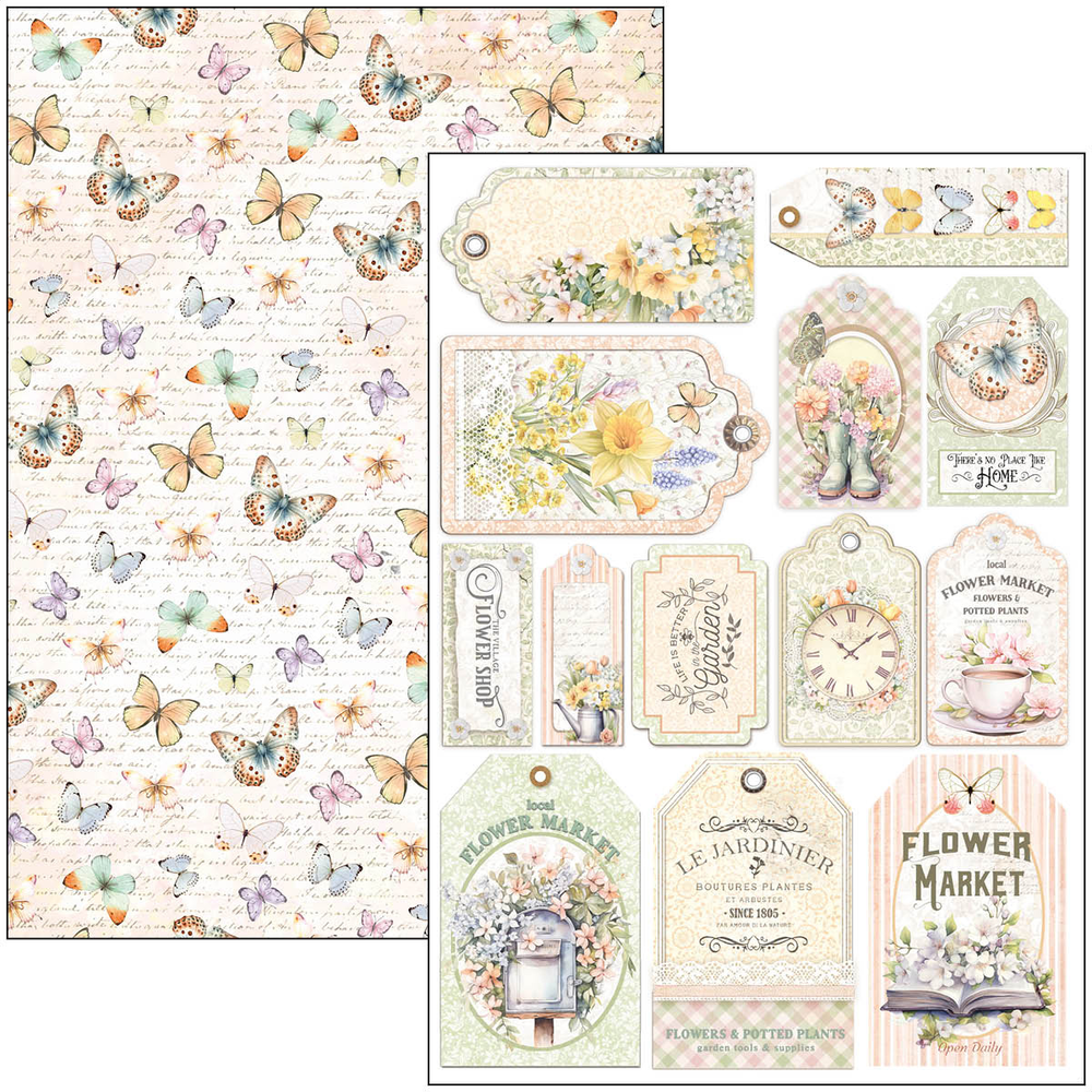 Ciao Bella Papercrafting Flower Shop A4 Creative Pad (CBCL077)