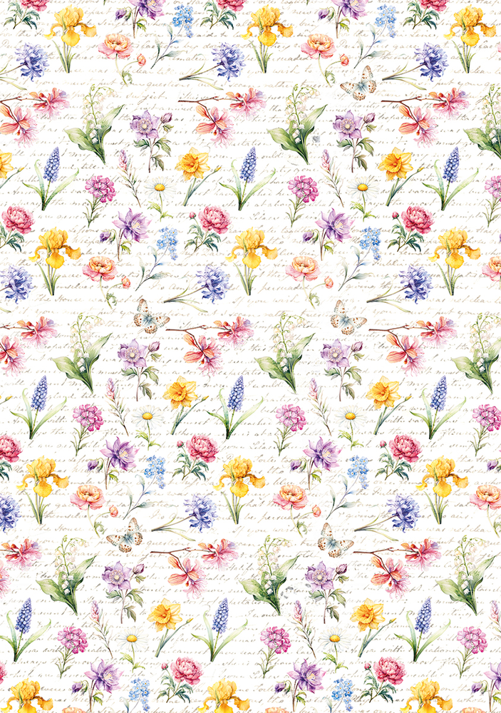 Ciao Bella Papercrafting Flower Shop A4 Vellum Paper (CBV016) Ciao Bella Papercrafting Flower Shop A4 Vellum Paper (CBV016)