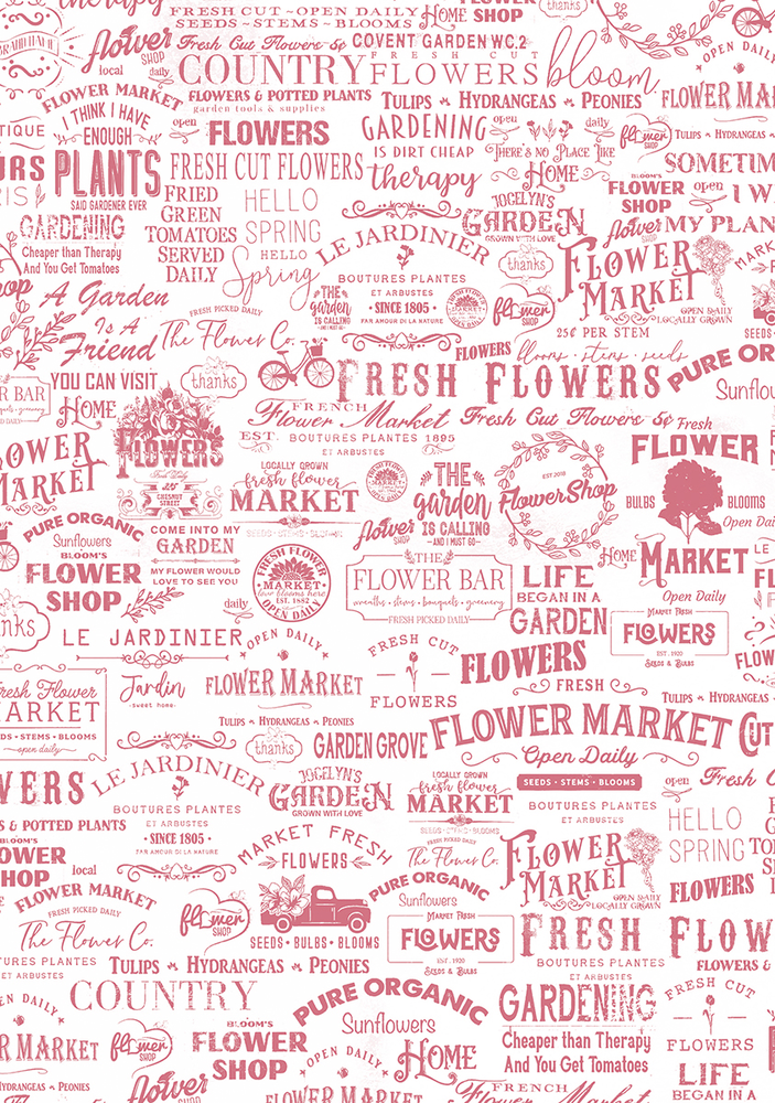 Ciao Bella Papercrafting Flower Shop 6x6 Inch Vellum Paper (CBVQ016)