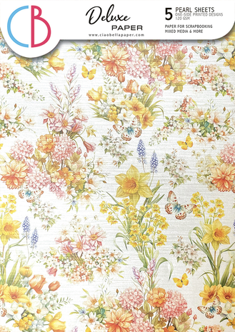Ciao Bella Papercrafting Flower Shop A4 Deluxe Paper (CBD011) Ciao Bella Papercrafting Flower Shop A4 Deluxe Paper (CBD011)
