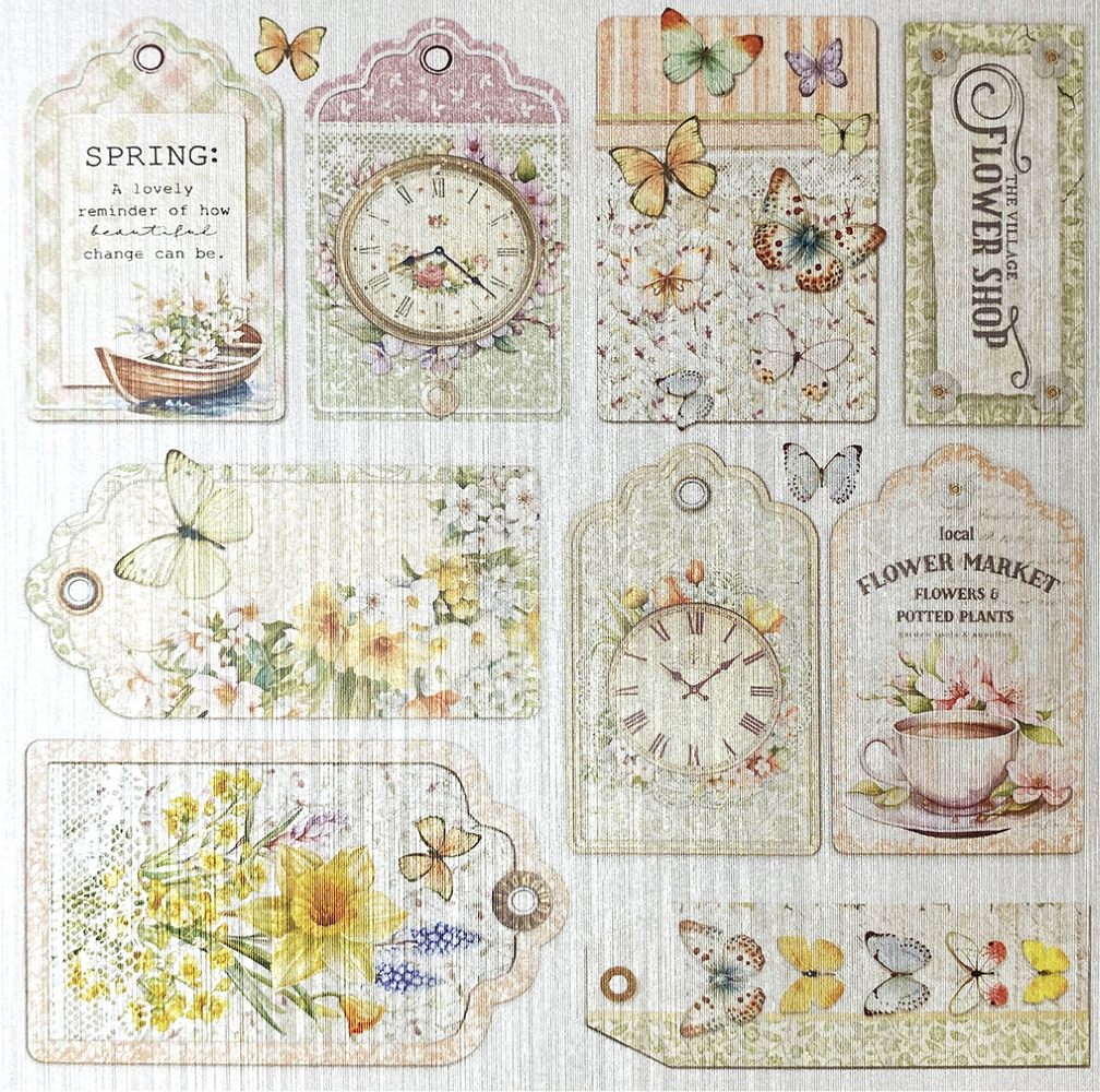 Ciao Bella Papercrafting Flower Shop 6x6 Inch Deluxe Paper (CBDQ011) Ciao Bella Papercrafting Flower Shop 6x6 Inch Deluxe Paper (CBDQ011)