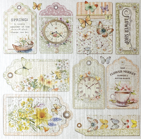 Ciao Bella Papercrafting Flower Shop 6x6 Inch Deluxe Paper (CBDQ011) Ciao Bella Papercrafting Flower Shop 6x6 Inch Deluxe Paper (CBDQ011)