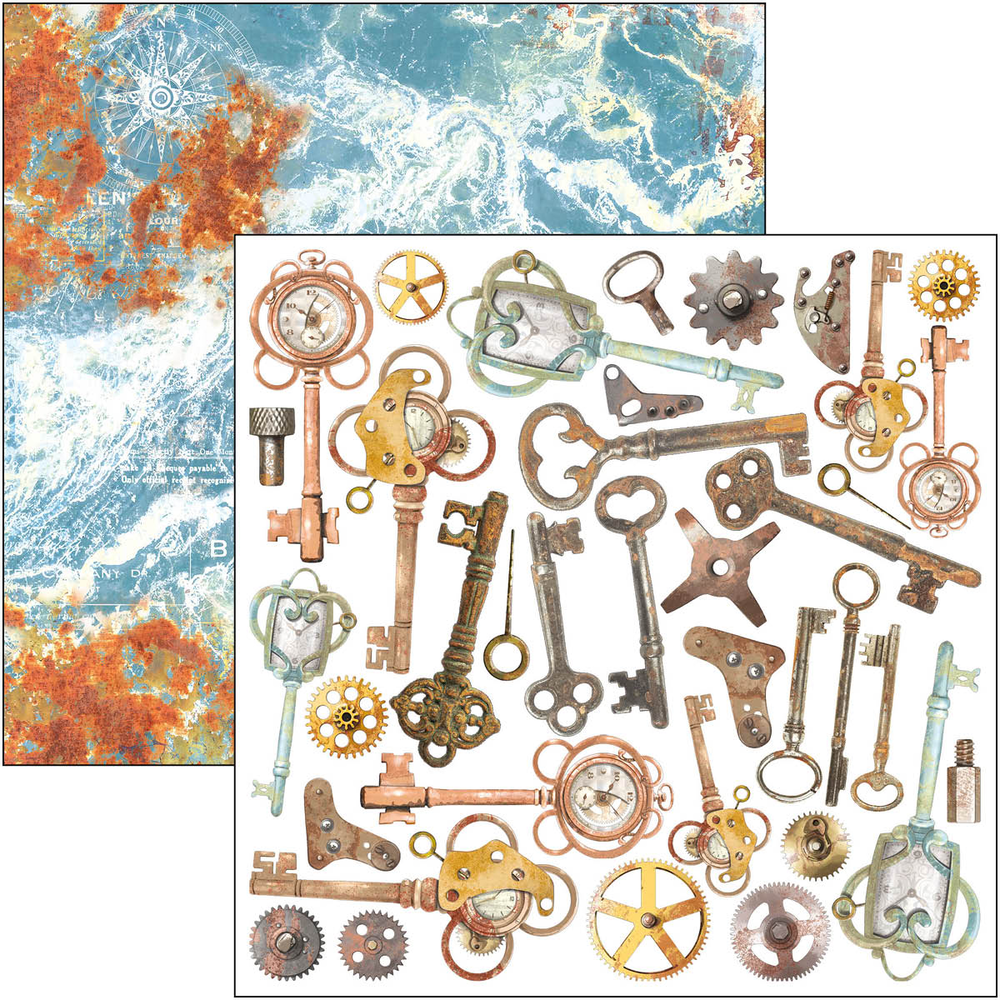 Ciao Bella Papercrafting Coral Reef 6x6 Inch Paper Pad (CBQE078) Ciao Bella Papercrafting Coral Reef 6x6 Inch Paper Pad (CBQE078)