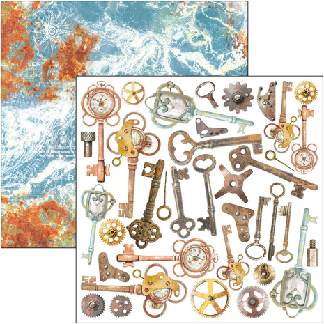 Ciao Bella Papercrafting Coral Reef 6x6 Inch Paper Pad (CBQE078) Ciao Bella Papercrafting Coral Reef 6x6 Inch Paper Pad (CBQE078)