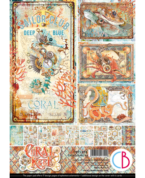 Ciao Bella Papercrafting Coral Reef A4 Creative Pad (CBCL078) Ciao Bella Papercrafting Coral Reef A4 Creative Pad (CBCL078)