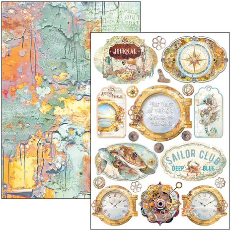 Ciao Bella Papercrafting Coral Reef A4 Creative Pad (CBCL078) Ciao Bella Papercrafting Coral Reef A4 Creative Pad (CBCL078)