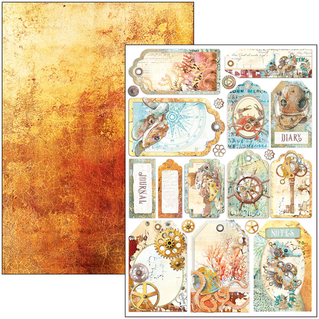 Ciao Bella Papercrafting Coral Reef A4 Creative Pad (CBCL078) Ciao Bella Papercrafting Coral Reef A4 Creative Pad (CBCL078)