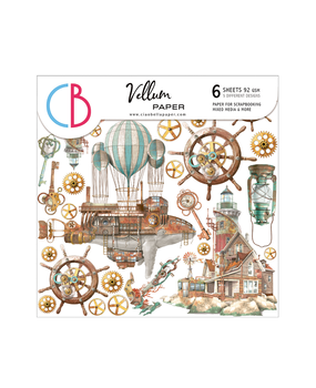 Ciao Bella Papercrafting Coral Reef 6x6 Inch Vellum Paper (CBVQ017) Ciao Bella Papercrafting Coral Reef 6x6 Inch Vellum Paper (CBVQ017)