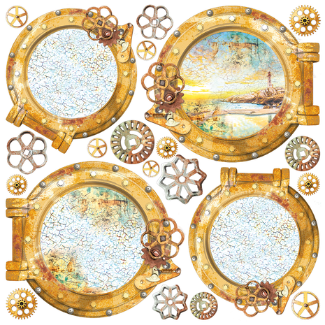 Ciao Bella Papercrafting Coral Reef 6x6 Inch Vellum Paper (CBVQ017) Ciao Bella Papercrafting Coral Reef 6x6 Inch Vellum Paper (CBVQ017)