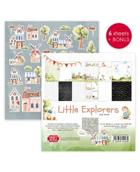 Craft & You Little Explorers 12x12 Inch Paper Pack (6pcs) (CPS-LT30-6)
