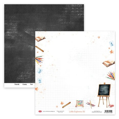 Craft & You Little Explorers 12x12 Inch Paper Pack (6pcs) (CPS-LT30-6)