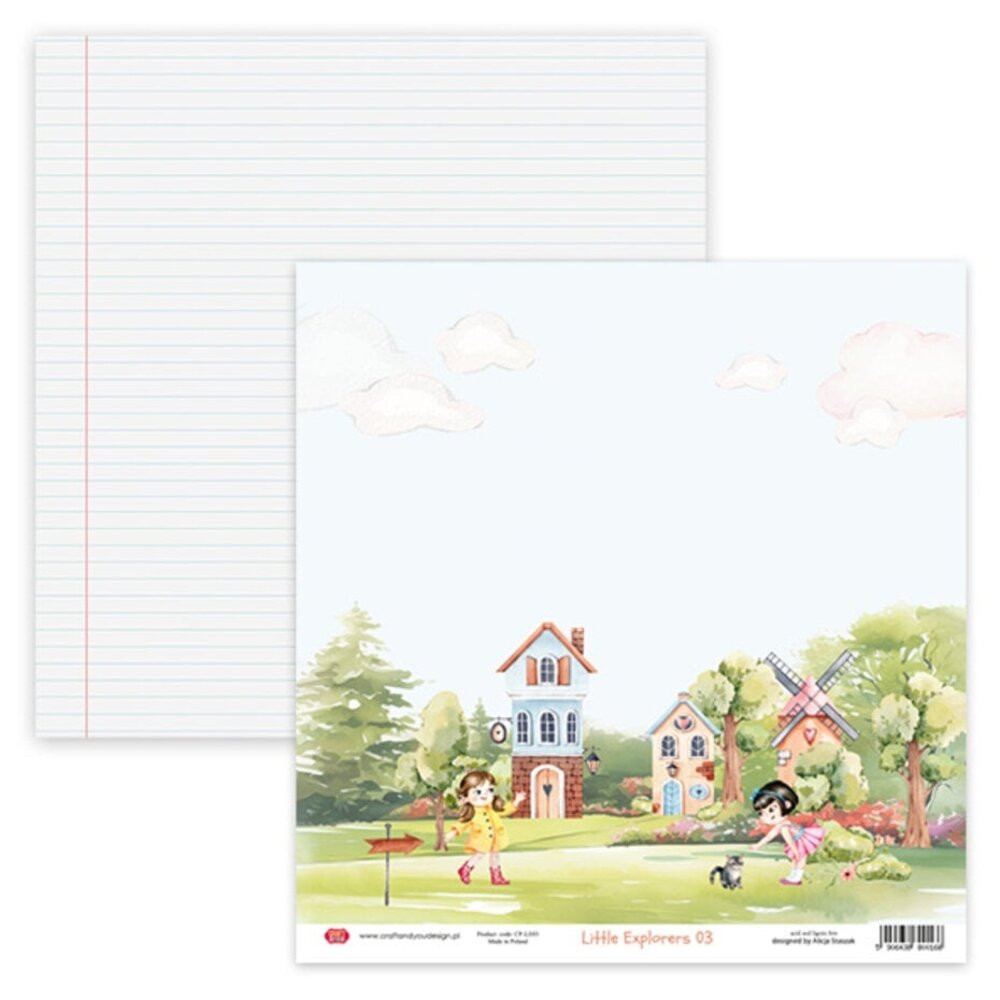 Craft & You Little Explorers 12x12 Inch Paper Pack (6pcs) (CPS-LT30-6)