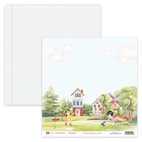 Craft & You Little Explorers 12x12 Inch Paper Pack (6pcs) (CPS-LT30-6)