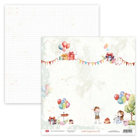 Craft & You Little Explorers 12x12 Inch Paper Pack (6pcs) (CPS-LT30-6)