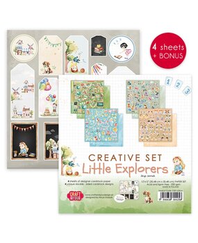 Craft & You Little Explorers 12x12 Inch Creative Set (4pcs) (CSET-LT30-4) Craft & You Little Explorers 12x12 Inch Creative Set (4pcs) (CSET-LT30-4)