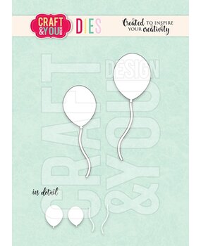 Craft & You Dies Balloons Set (CW287) Craft & You Dies Balloons Set (CW287)