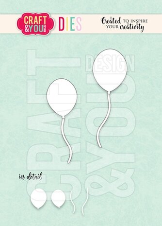 Craft & You Dies Balloons Set (CW287) Craft & You Dies Balloons Set (CW287)
