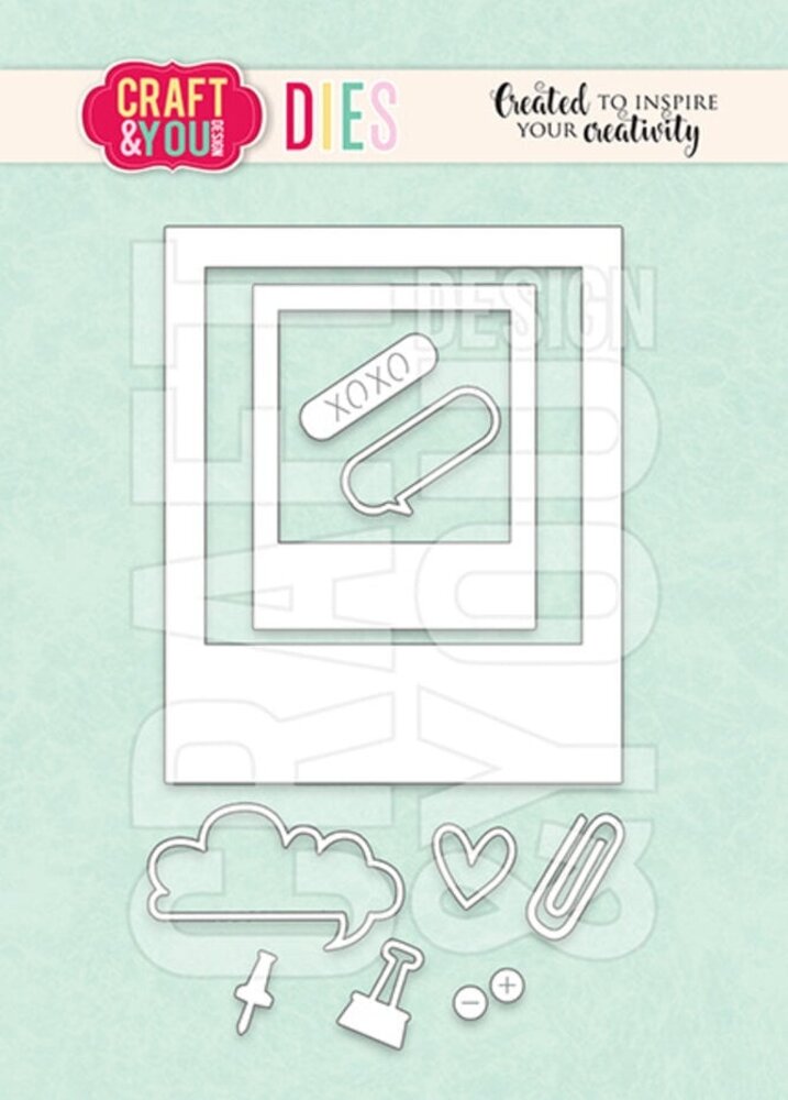 Craft & You Dies Polaroid Frame Set (CW291) Craft & You Dies Polaroid Frame Set (CW291)