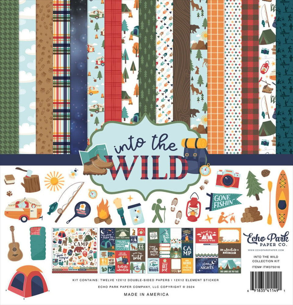 Echo Park Into The Wild 12x12 Inch Collection Kit (ITW375016) Echo Park Into The Wild 12x12 Inch Collection Kit (ITW375016)