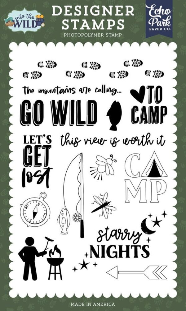 Echo Park Into The Wild The Mountains Are Calling Clear Stamps (ITW375045) Echo Park Into The Wild The Mountains Are Calling Clear Stamps (ITW375045)