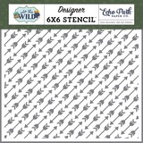 Echo Park Into The Wild Shoot The Arrow Stencil (ITW375034)