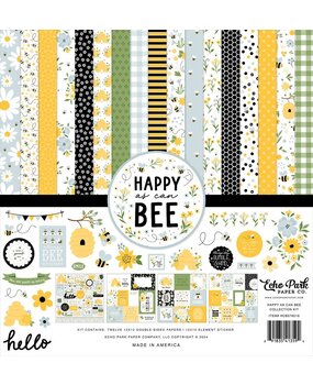 Echo Park Happy As Can Bee 12x12 Inch Collection Kit (HCB376016)