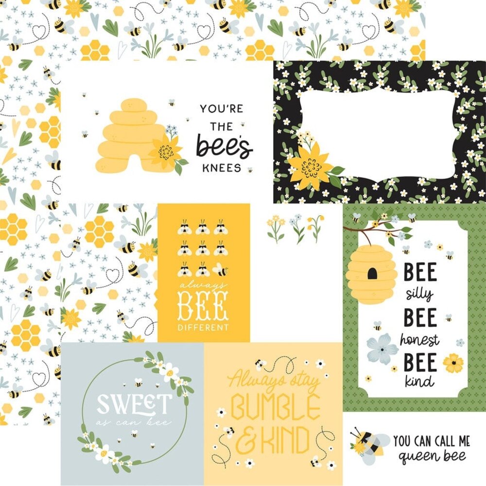 Echo Park Happy As Can Bee 12x12 Inch Collection Kit (HCB376016)