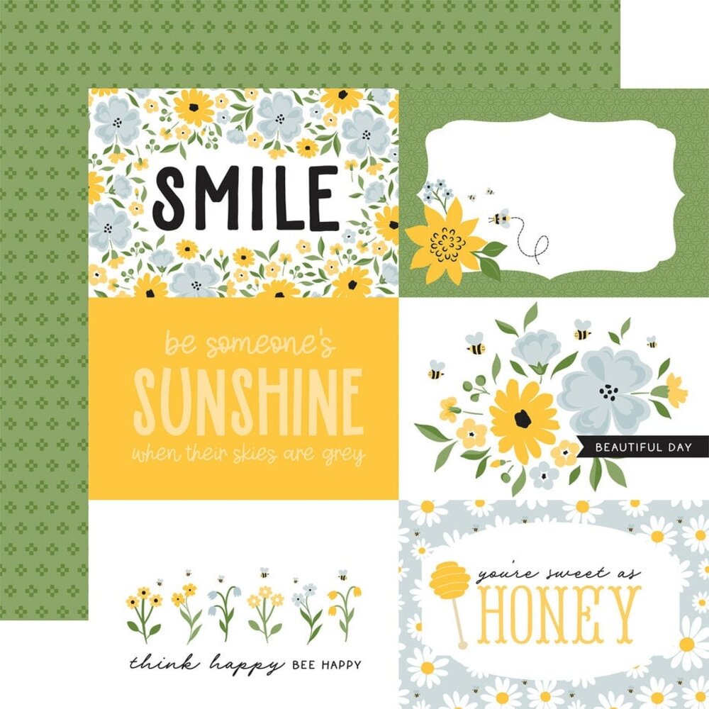 Echo Park Happy As Can Bee 12x12 Inch Collection Kit (HCB376016)
