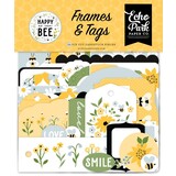 Echo Park Happy As Can Bee Ephemera Frames & Tags (HCB376025)