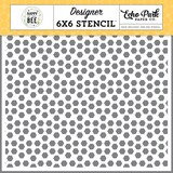 Echo Park Happy As Can Bee Hello Honeycomb Stencil (HCB376035)