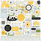 Echo Park Happy As Can Bee 12x12 Inch Element Sticker (HCB376014)