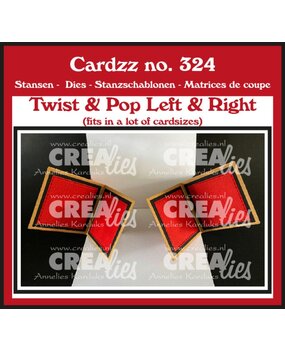 Crealies Cardzz Dies Twist & Pop Links & Rechts (CLCZ324)