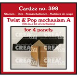 Crealies Cardzz Dies Twist & Pop Mechanisme A (CLCZ398)