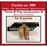 Crealies Cardzz Dies Twist & Pop Mechanisme B (CLCZ399)