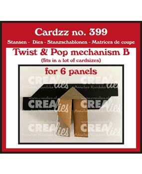 Crealies Cardzz Dies Twist & Pop Mechanisme B (CLCZ399)