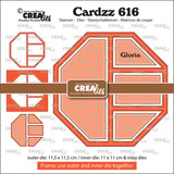 Crealies Cardzz Dies Frame & Inlay Gloria (CLCZ616)