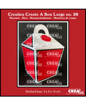 Crealies Create A Box Dies Dichte Take Out Box Large (CCABL28)
