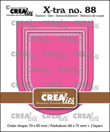 Crealies X-tra Dies Kiekeboe Omgekeerde Boog (CLXtra88)